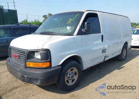 2006 GMC Savana Work Van from USA, damaged, VIN 1GTFG15X761143452